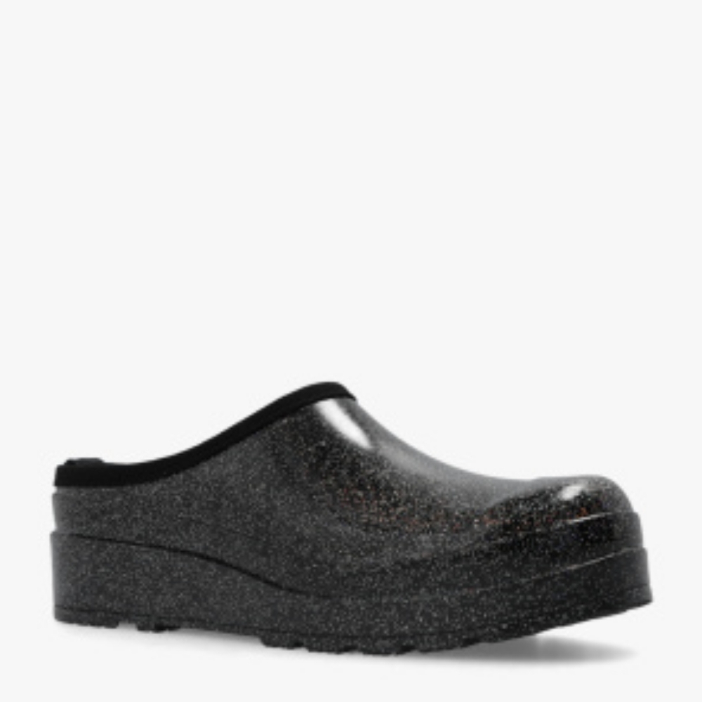 EUC Hunter Play Starcloud Size 8 Black Clogs Slides!!